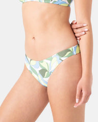 Surf Break Shirred Hipster Cheeky Bikini Bottom