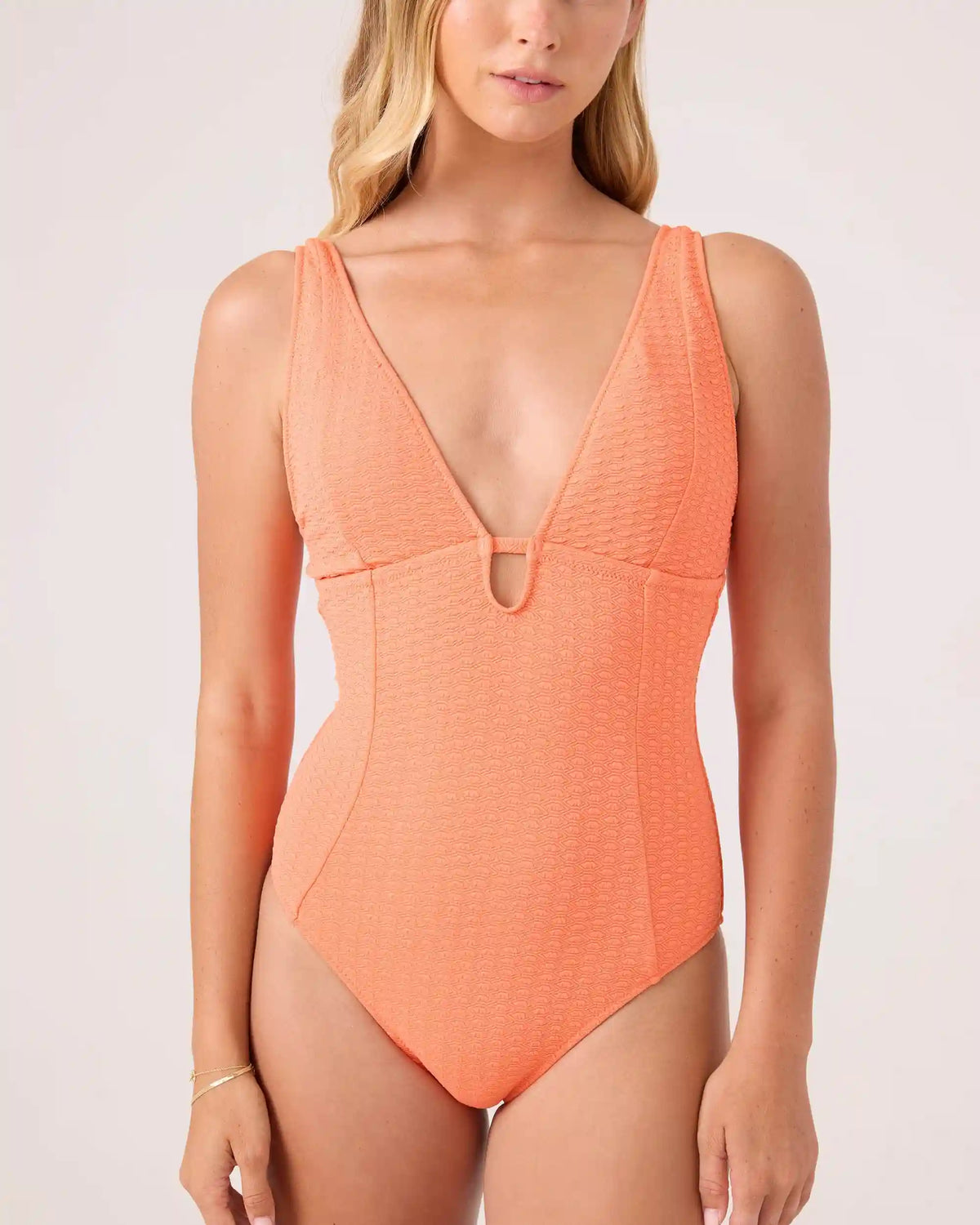 Haleiwa Plunge One Piece Swimsuit