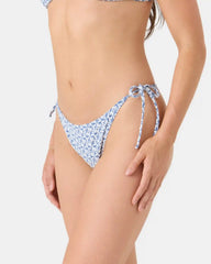 Hazy Dazy Tie Side Cheeky Bikini Bottom